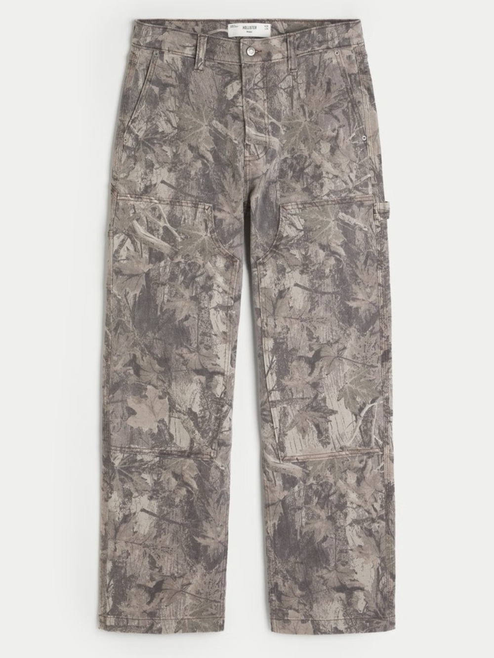 Hollister Camo Baggy Carpenter Jeans